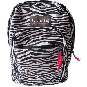 JanSport Trans Supermax Backpack -Zebra Print
